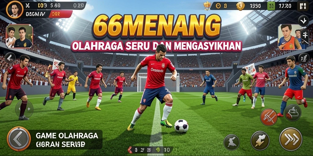 Tampilan gameplay seru dan menantang dalam 66MENANG.