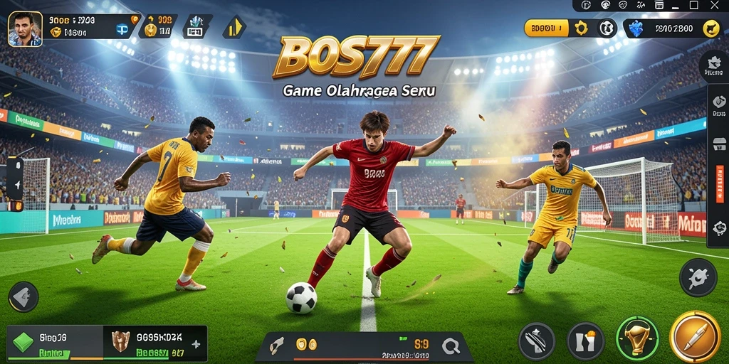 Tangkapan layar dari gameplay seru BOS777 yang menggambarkan pertarungan olahraga.