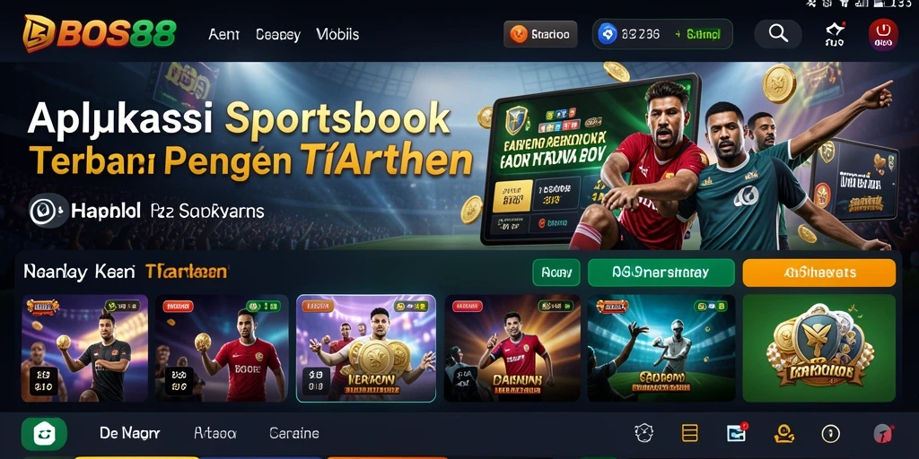 Tampilan gameplay menarik di aplikasi Sportsbook BOS88.