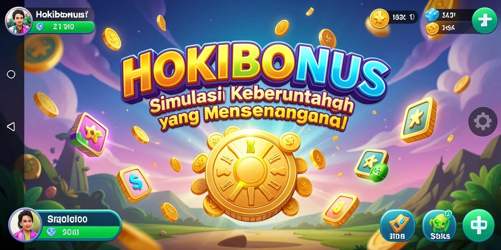 Tampilan gameplay HOKIBONUS yang penuh aksi dan petualangan.