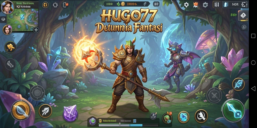Screenshot gameplay HUGO77 menampilkan aksi seru di dunia petualangan.