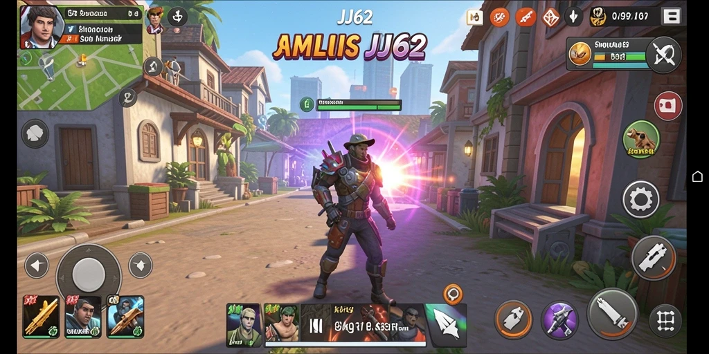 Tampilan gameplay seru dari game JJ62 yang penuh kreativitas.