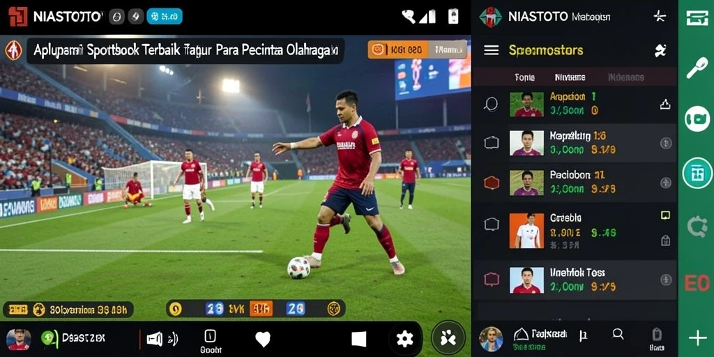 Tampilan menarik dan gameplay interaktif NIASTOTO dalam taruhan olahraga.