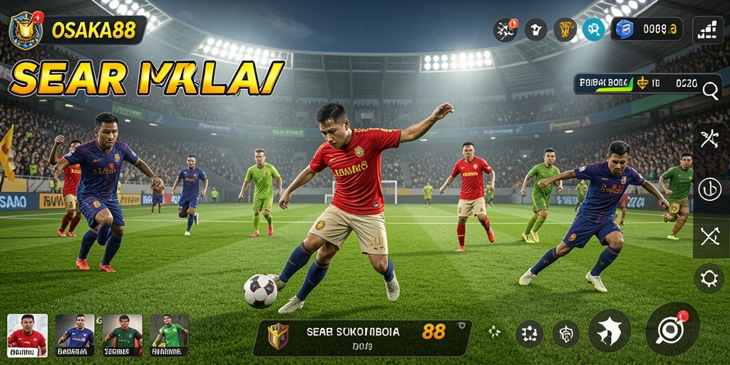 Gameplay menarik dari OSAKA88 dengan aksi sepak bola seru.