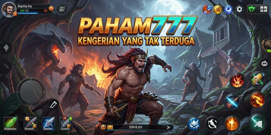 Tampilan menakutkan dalam gameplay PAHAM777 yang penuh ketegangan.