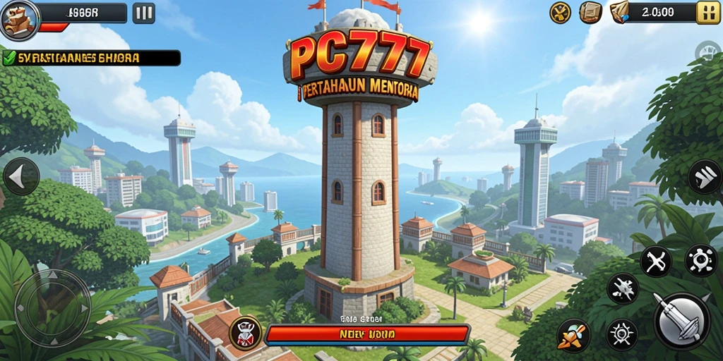 Gameplay menarik dari PC777 dengan menara yang bervariasi dan musuh yang beragam.