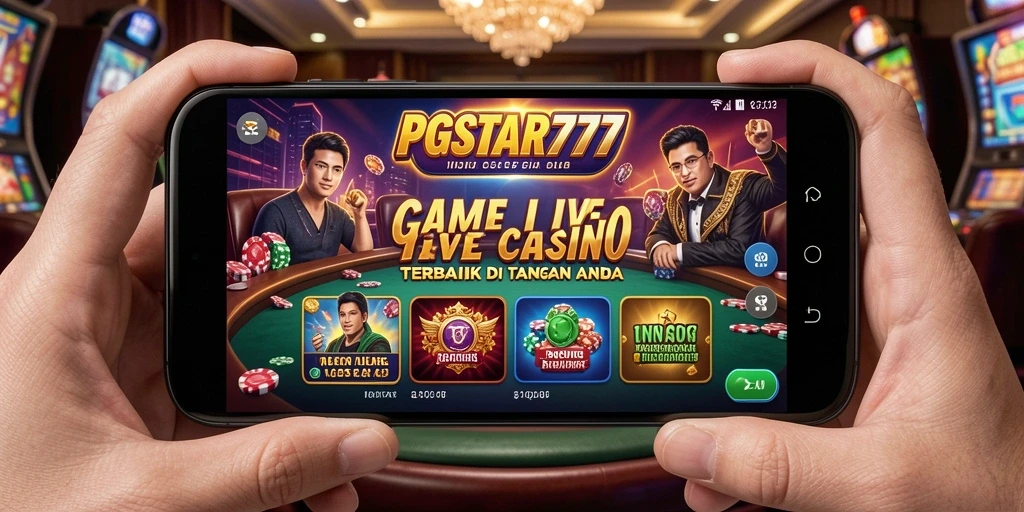 Tampilan gameplay Live Casino PGSTAR777 dengan dealer profesional.