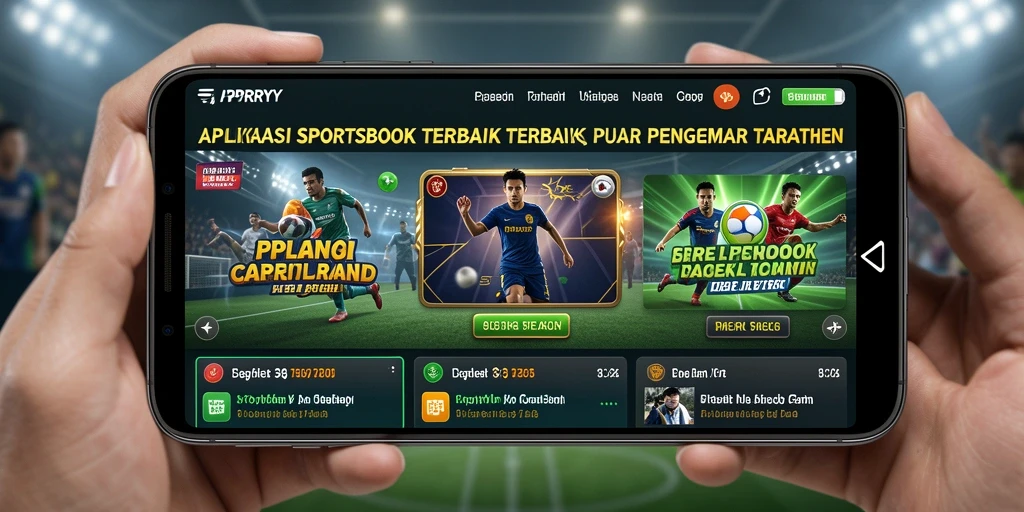 Tampilan utama PPRRYY dengan fitur taruhan olahraga yang menarik.