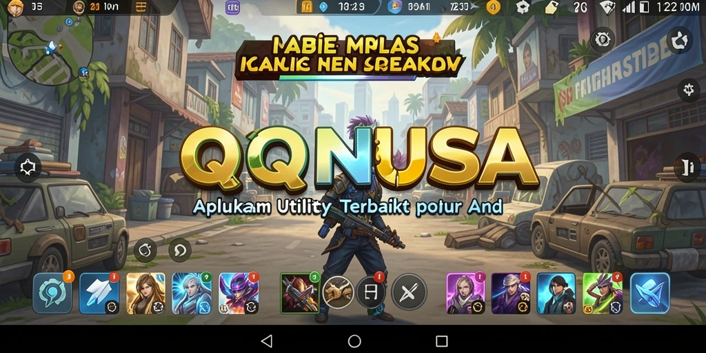 Tampilan antarmuka QQNUSA yang modern dan intuitif.