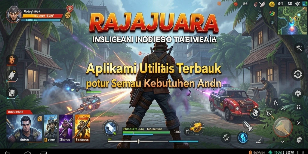 Tampilan antarmuka pengguna RAJAJUARA yang sederhana dan fungsional.
