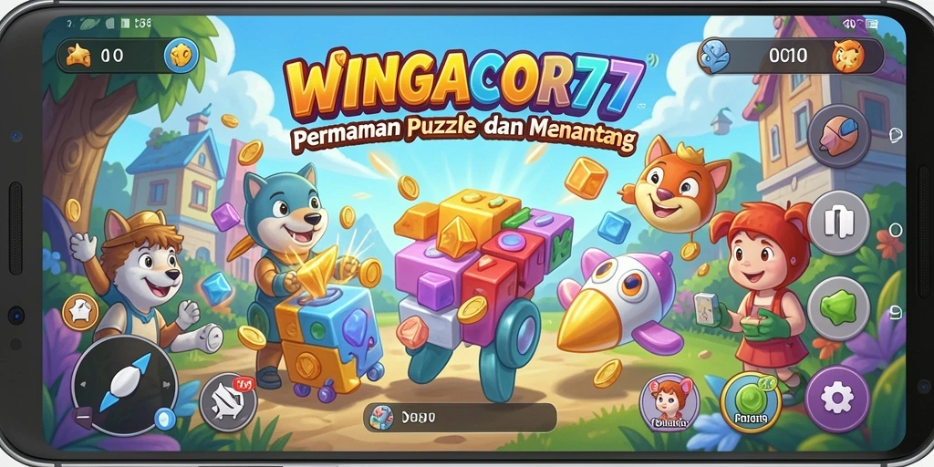 Screenshot WINGACOR77 menampilkan gameplay Puzzle yang menarik.